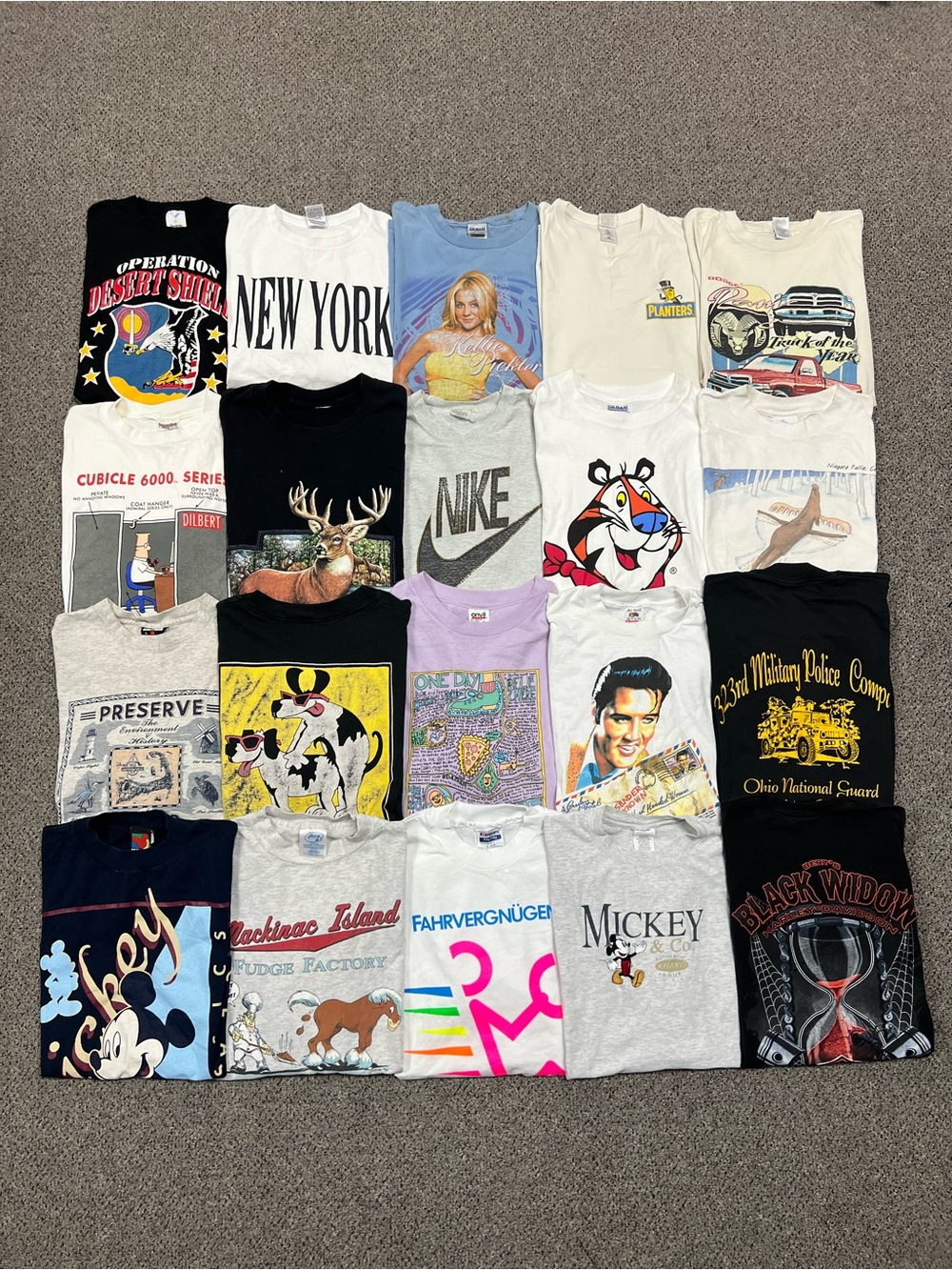 20 Piece Wholesale Vintage T Shirt Lot